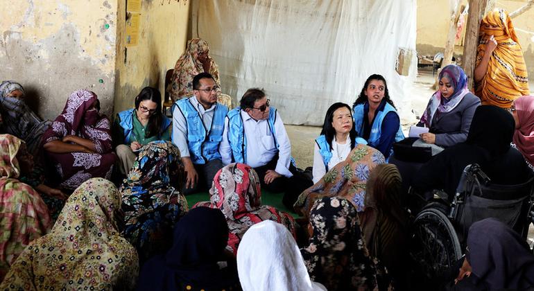  Представитель Управления ООН по правам человека в Судане Ли Фун в ходе визита в Хартум.